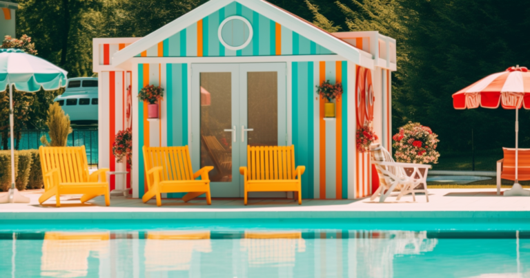 pool house cabana