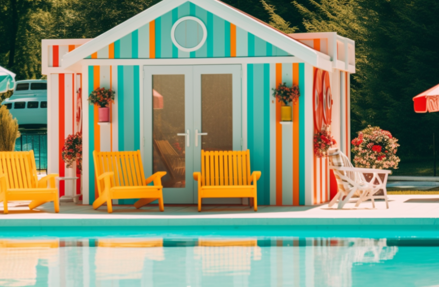 pool house cabana